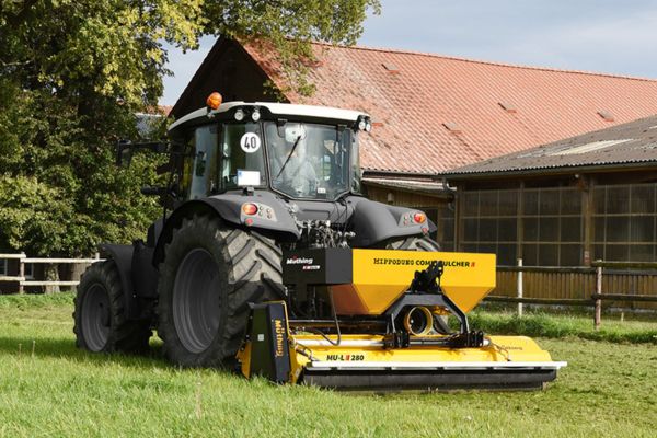 Mulčeriai su išpurkšimo įranga
