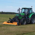 Müthing MU-L 280 přední a zadní mulčovač, okres Trakai.