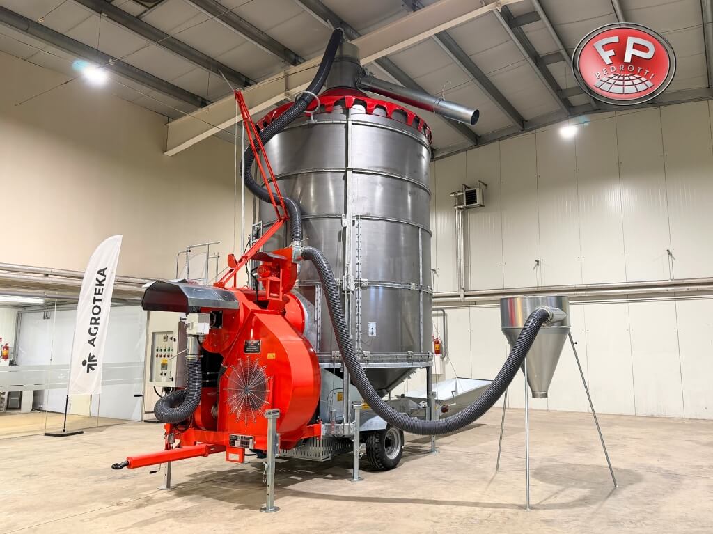 Assemblage du séchoir à grains Pedrotti Super 200