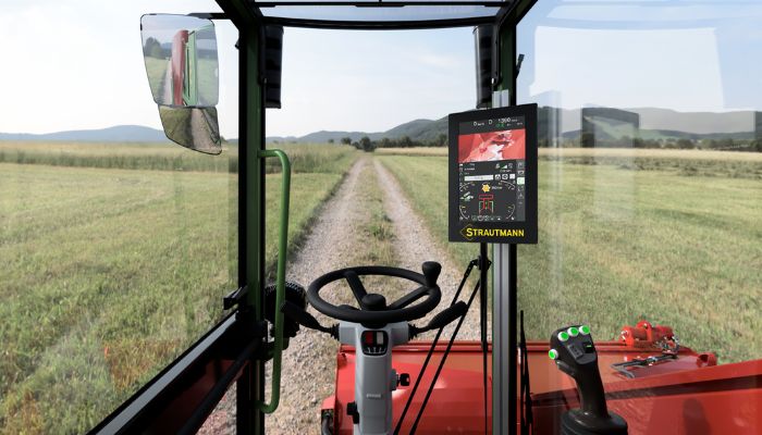 Pašarų dalytuvo kabina