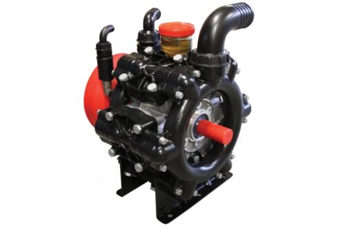 Stūmoklinis-membraninis purškimo siurblys