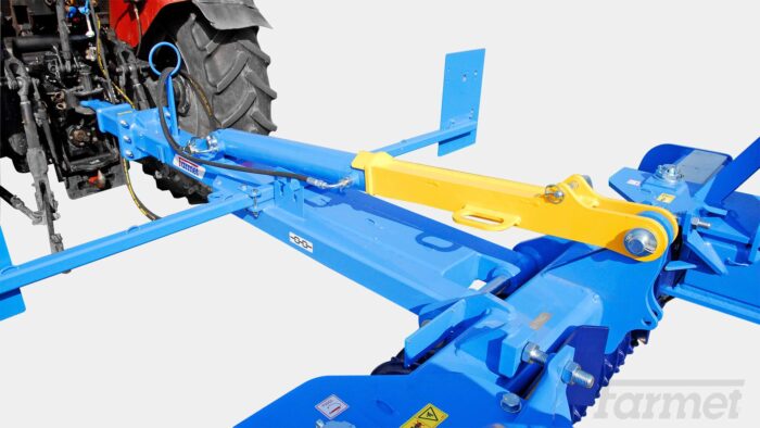 Patogus ir tikslus valdymas užtikrinamas naudojant vieną hidraulinį cilindrą