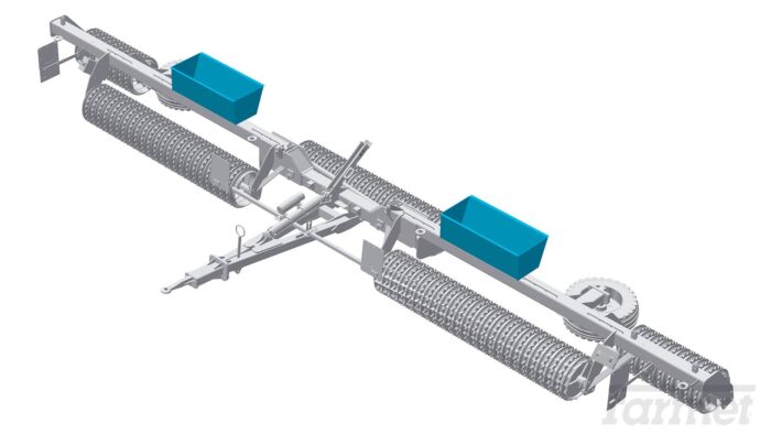 Akmenų surinkimo dėžės