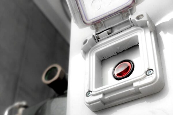 Degiklio blokavimo mygtukas