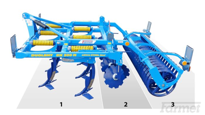 Cultivador de púas montado Duolent DX 300 N