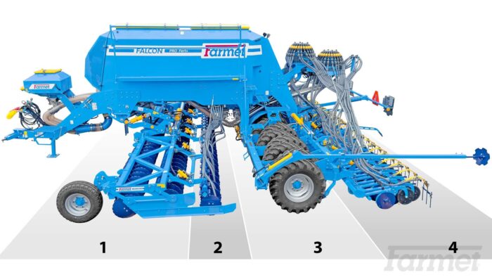 Falcon 8 PRO Fert+ model with disc section